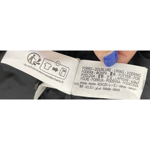 Zara Womens Blazer Jacket Small S Black Double Breast Linen Blend 2490/586 NWOT - Picture 9 of 13